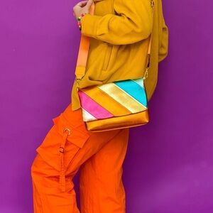 Rainbow Metallic Bag